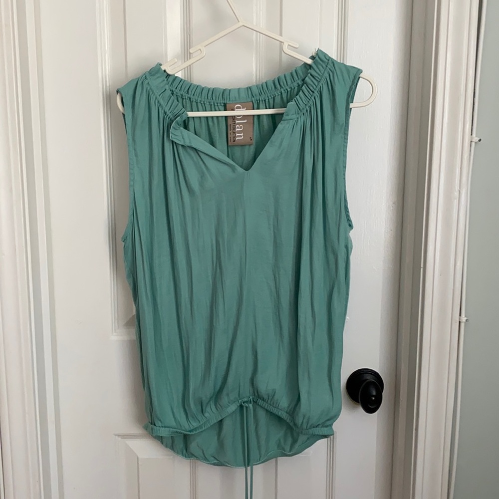 Anthropologie green Dolan top S